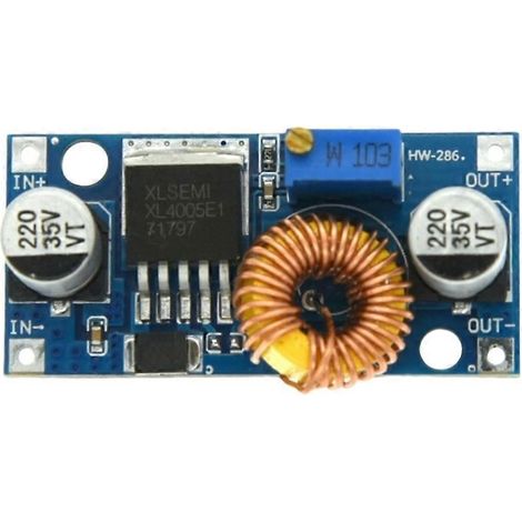XL4005 Einstellbares Abwärts-Netzteilmodul, 5-A-DC/DC-Wandler, Hochstrom-Hochleistungs-Spannungsregler (1/5)