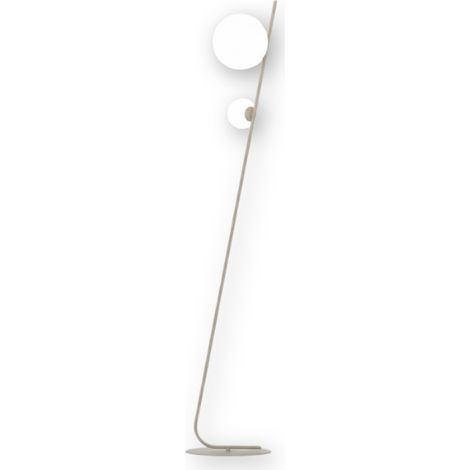 Lampada da terra TATU beige minimal, 2xG9, H150 Emibig (1/4)