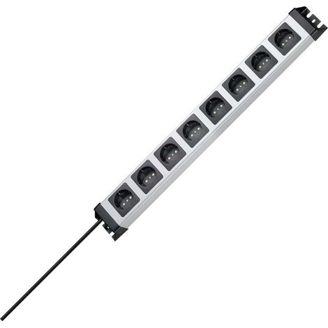 [NEUWERTIG] B-Ware Kopp Steckdosenleiste 8fach Grau Schwarz 1,40m Innenbereich 3600W (1/2)
