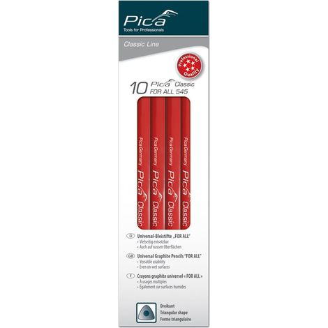 PICA pica-545/24-10-caja con 10 lápices universal de 23 cm , pica-545/24-10-caja con 10 lápices universal de 23 cm (1/4)