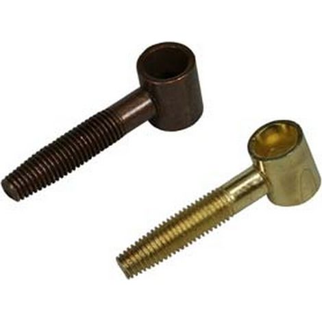 20PZ CAVALLOTTO ANUBA ASTE CREMONESI mm14 E.00145.14.02 acciaio ottonato