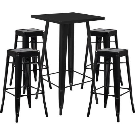 Set de mesa alta y 4 taburetes altos Lix SKLUM (1/5)