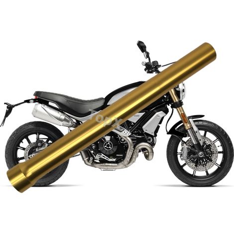 Tubo inferiore della gamba TopX, ammortizzatore sospensione Ducati Scrambler 1100 Sport 18 (1/5)