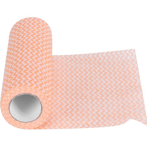 Chiffon jetable en tissu non tissé pour la vaisselle, le lavage et le nettoyage, les serviettes de cuisine (orange) (1/5)