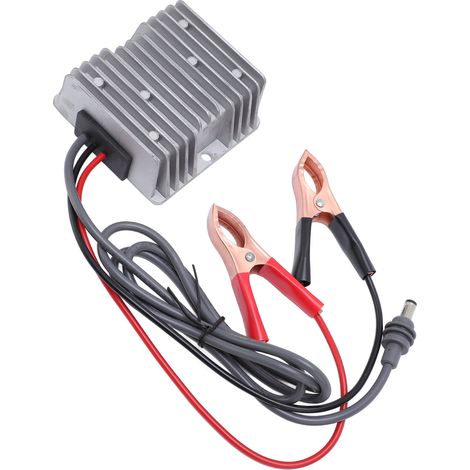 Convertisseur de puissance satellite 12 V/24 V vers 57 V 4,5 A IP68 étanche à la pluie, régulateur/convertisseur élévateur de tension pour satellite de 3e génération avec pince crocodile (1/5)