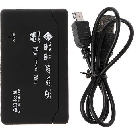 USB-Hochgeschwindigkeits-Mini-Speicherkartenleser für CF, xD, SD, MS und SDHC