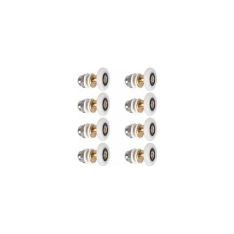 Schiebetürrollen für Duschen – 8er-Pack Ersatzrollen (25 mm) (1/5)