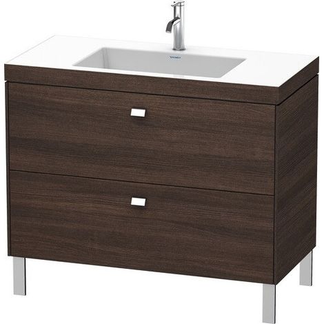 Meuble sous-vasque BRIOSO 701x1000x480mm WT Vero Air Gri ch 1 trou de robinetterie