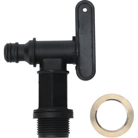 Raccord fileté en laiton pour adaptateur de cuve IBC, robinet de vidange de tuyau de drainage, accessoire de raccord de robinetterie (1/5)
