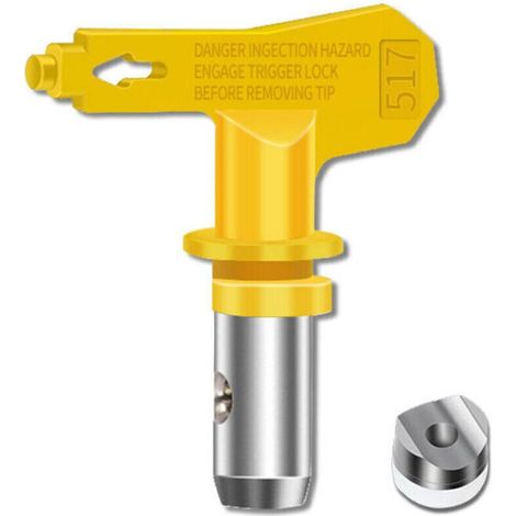Buse Airless Buse Pistolet Airless Haute Pression et Résistance Thermique Lot de 6 Joints Buses Airless Compatible avec Pistolets à Peinture Graco Titan Wagner etc (Tapez 515,517,519,521,523,525),de D