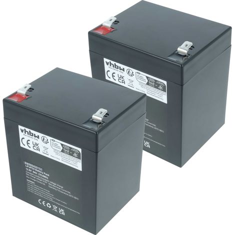 vhbw 2x Battery compatible with The Box MBA75W, MBA75W MKII, MBA120W MKII, MBA120W Loudspeaker (6 Ah, 12.8 V, LiFePO4)