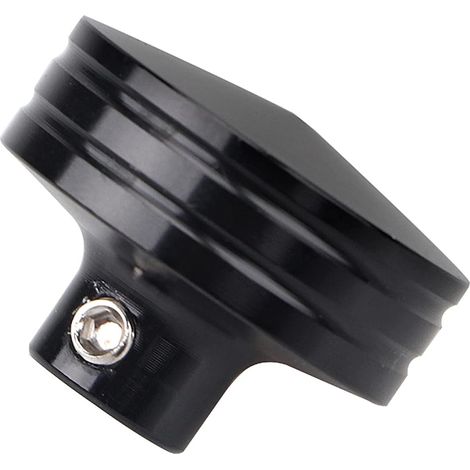 Pomo del cable del estrangulador del carburador para motocicletas Harley-Davidson FLST FXST 1989-2020 (negro) (1/3)