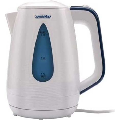 Bollitore Elettrico 1,7Lt 2200W Acqua Calda Cordless con Indicatore Livello Bian (1/4)
