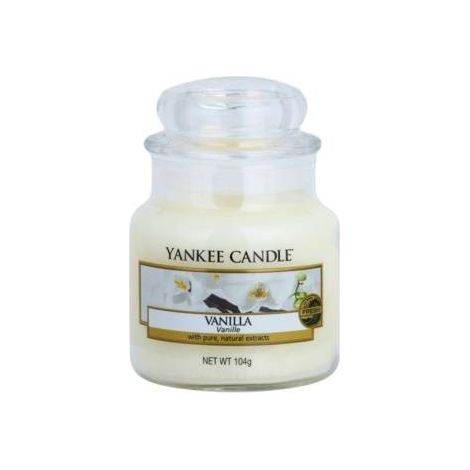 Vela Yankee Candle pequeña en frasco de vainilla de 104 g