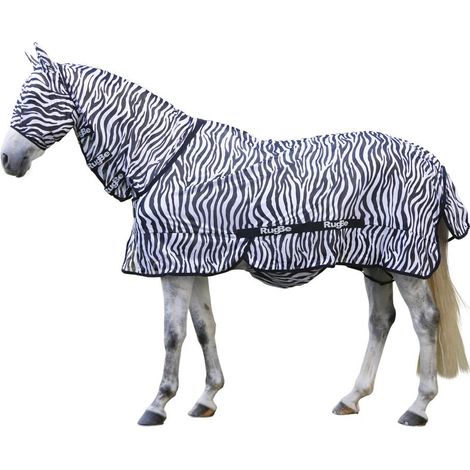 Fliegendecke Zebra inkl. Halsteil, 145cm