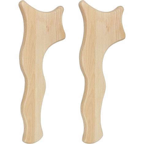 1 Outil de raclage en bois, massage corps, bras, jambes, dos, soin peau, détente quotidienne (1/5)