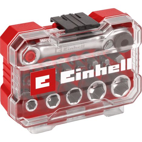 Einhell Kit inserti giravite a bussola 1/4 (6.3 mm) 21 parti 118683