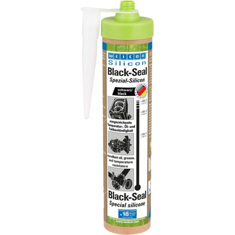 Spezialsilikon Black-Seal schwarz 280 ml (Green Tube)