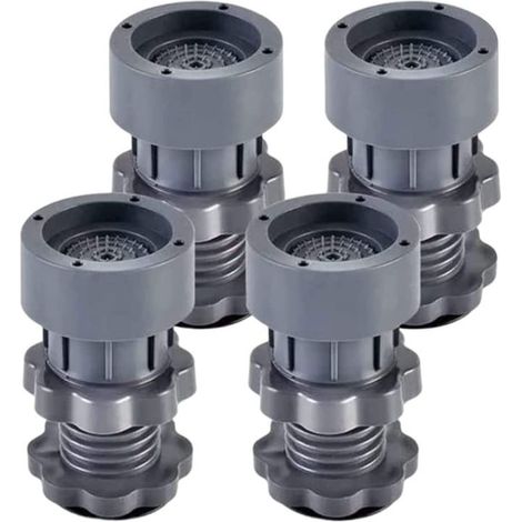 Pizzo stabilizzatori regolabili in altezza per lavatrice SHABD, piedini anti-vibrazione pad, set di 4, piedi di supporto antiscivolo in polipropilene (1/5)