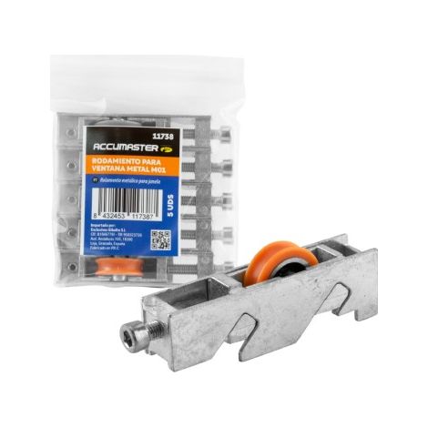 Rodamiento Metálico Para Ventanas M01 Marca 5 Unidades