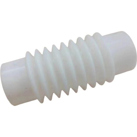 Tuyau ondulé EPDM avec 2 colliers - Diamètre 40-70 mm × 150-500 mm - 40 °C à +220 °C - Tuyau d'eaux usées flexible pour la maison, la machine à laver et le drainage du pont (silicone blanc (1/5)