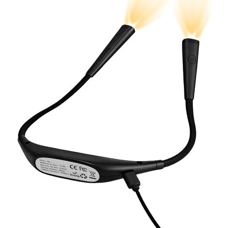 Lampe tour de cou rechargeable – LED portable pliable, lecture (1/5)