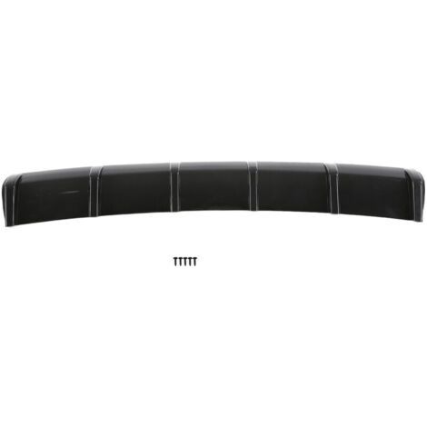 BUNTHAUS Diffuseur de pare-chocs arrière aileron aileron séparateur de chssis accessoire aérodynamique noir brillant universel pour voiture