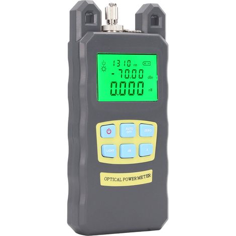 Wattmètre optique précis à fibre optique avec interface 2,5 mm et connecteur SC (gris) (1/5)