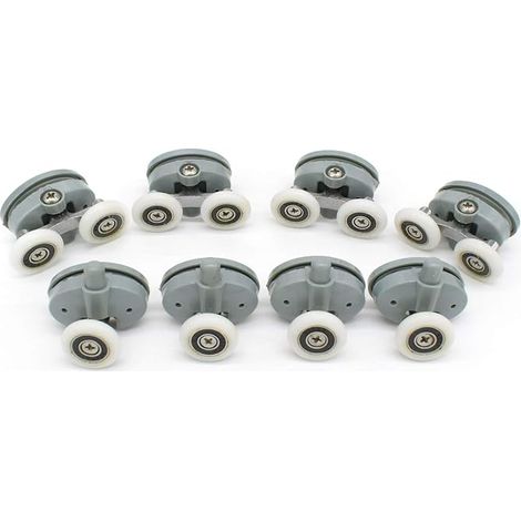 Set di 8 rotelle per porta doccia con design a farfalla, diametro 23 mm (1/5)