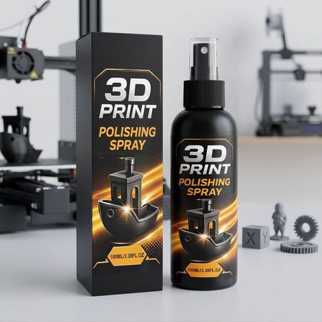 3D Printing Gloss Spray: Suitable for cleaning dust and enhancing the shine of models and handcrafted artwork -- 100ML -- BIEMMEDUE (1/5)
