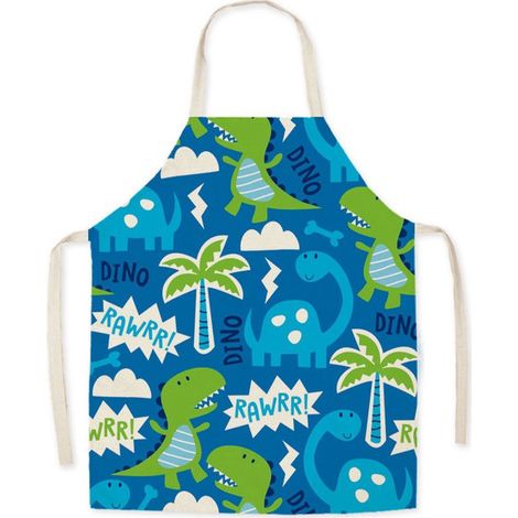 Delantal infantil impermeable para cocina - Para niños y niñas - Ideal para cocinar y manualidades - 4552 cm - Estilo 3 (1/5)