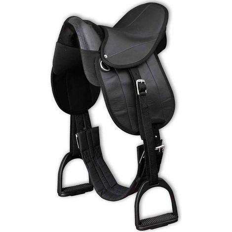 Maison Exclusive - Pony-Sattel-Set 10" Schwarz (1/5)