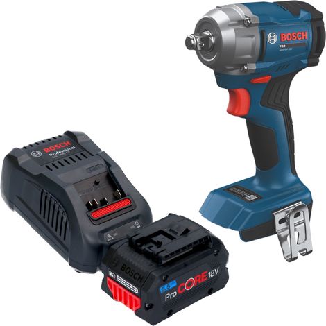 Visseuse à chocs sans fil Bosch GDS 18V-350 Professional 18 V, 350 Nm, 1/2", sans balais + 1 batterie ProCORE 5,5 Ah + chargeur (1/5)