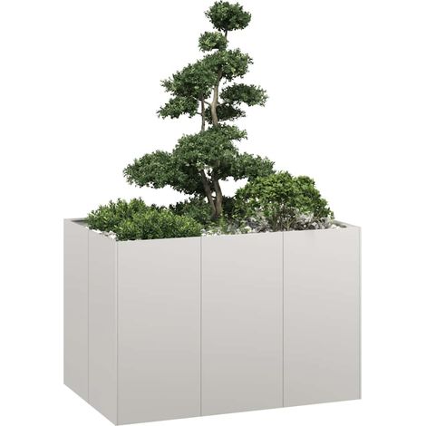Pflanzkübel 120x80x80 cm Edelstahl