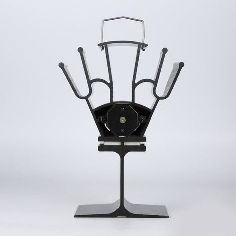 ventilateur de cheminée à énergie thermique ventilateur à bois pour poêle à bois ventilateurs écologiques à cinq feuilles (1/4)