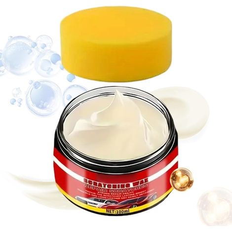 Anti-Rayures 100 ml Avec Éponge De Retouche Peinture,Supprime Les Rayures Auto Pour Auto Véhicule Camion SUV Camping-Car Berline Polissage Détailing Restauration Correction (1/5)