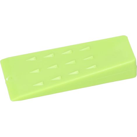 Cale en plastique 5,5 pouces pour abattage d'arbres, coin de bûcheronnage et coupe, pièce de tronçonneuse, vert, lot de 4 (1/5)