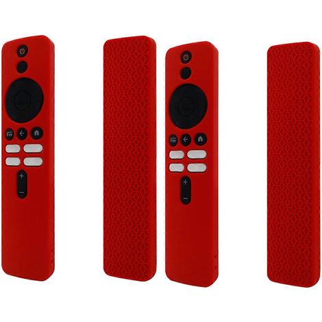 Suitable for Xiaomi TV Box 4K 2nd Gen Xiaomi Remote Control Silicone Protective Case Red (1/5)