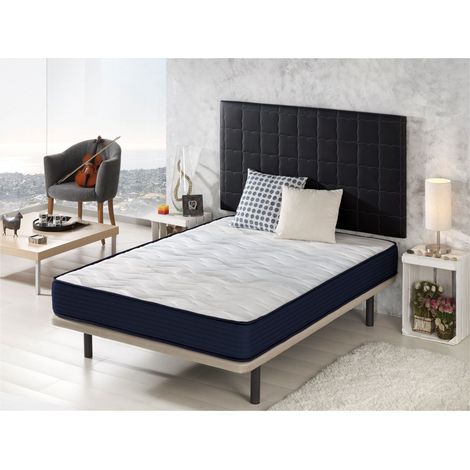 Matratze 160x200 AIR LATEX Hohe 20 CM H2 Abdeckung aus Fasern, Kern mit Latex