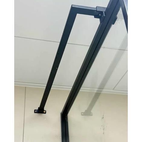 Pince de fixation en verre à 90° pour douche l'italienne (1/5)