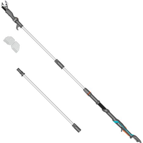 GARDENA Cortarramas telescópico podadora a batería HighCut 360cm/18V POWER FOR ALL cargador y batería no incluidos, tijeras poda ramas hasta 5m, cabezal de corte giratorio, mango ergonómico (14776-55) (1/5)