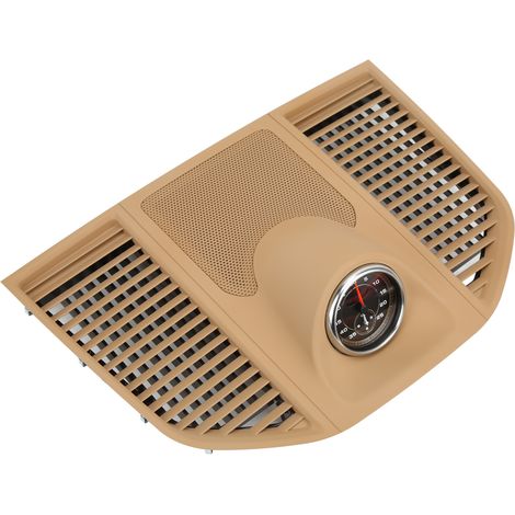 Console centrale supérieure Beige avec horloge noire, grille tableau de bord 95B 858 189 C 6W0, remplacement pour Porsche Macan 2014-2020, couvercle de ventilation (1/5)