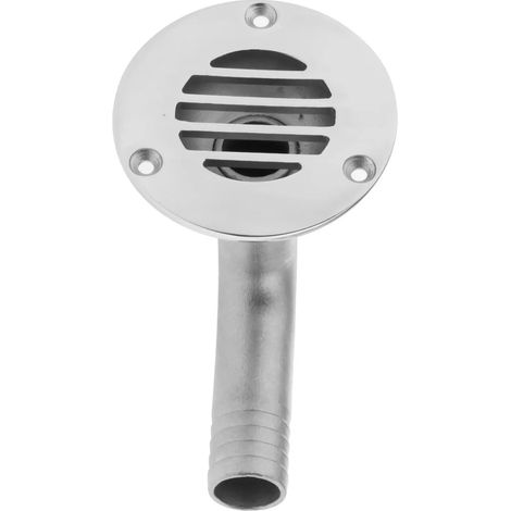 Siphon de sol de terrasse coude 90 degrs acier (1/5)
