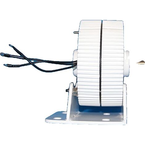 Générateur, Compatible avec l'Énergie Éolienne et Hydraulique, Construction Durable, 12V, Arbre unique-b, Avec base-e (1/2)