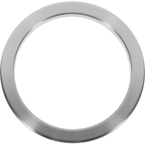 Passe-poubelle métallique pour comptoir de cuisine, passe-poubelle intégré, passe-poubelle rond-20.80X20.80X1.50CM-Silver (1/2)