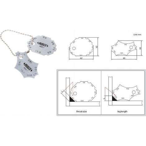 Misura insize 4832-1 acciaio inox 4-12 mm precisione (1/2)