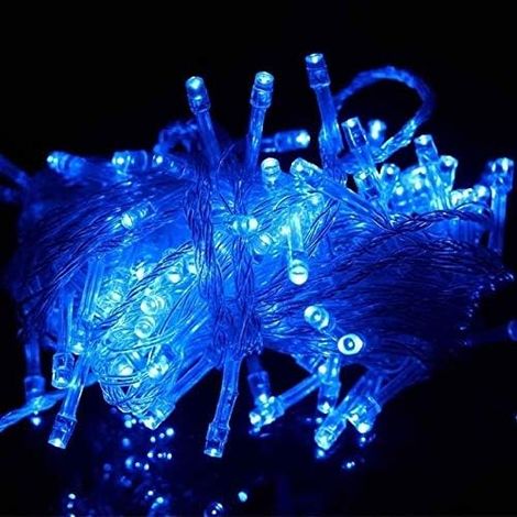 Guirlande lumineuse décorative pour fêtes d'anniversaire et autres occasions : 100 m, 600 LED. Utilisation : bricolage, intérieur, extérieur (prise UE/US), jardin, rue, chambre, etc. Décoration floral (1/5)