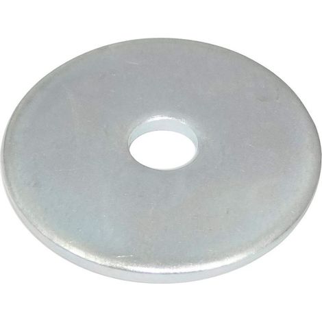 C44416 - Paquete de 20 arandelas planas anchas M6x30 mm - 2 mm de espesor - DIN9021 - Acero cincado - Color plata - Perno, tornillo, tuerca, apriete, sellado, fijación (1/5)