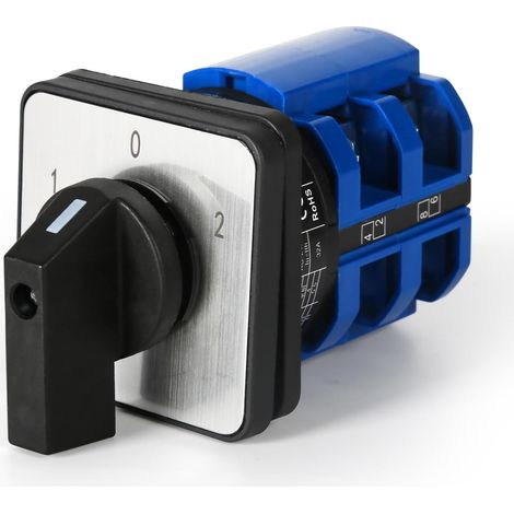 Universal Rotary Switch, 3 Position 8 Terminals Universal Cam Rotary Switch 63A LW26-63/2 (1/5)