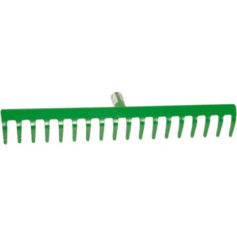 Pluvia Green Metallic Rechen mit 10 Zinken ohne Stiel